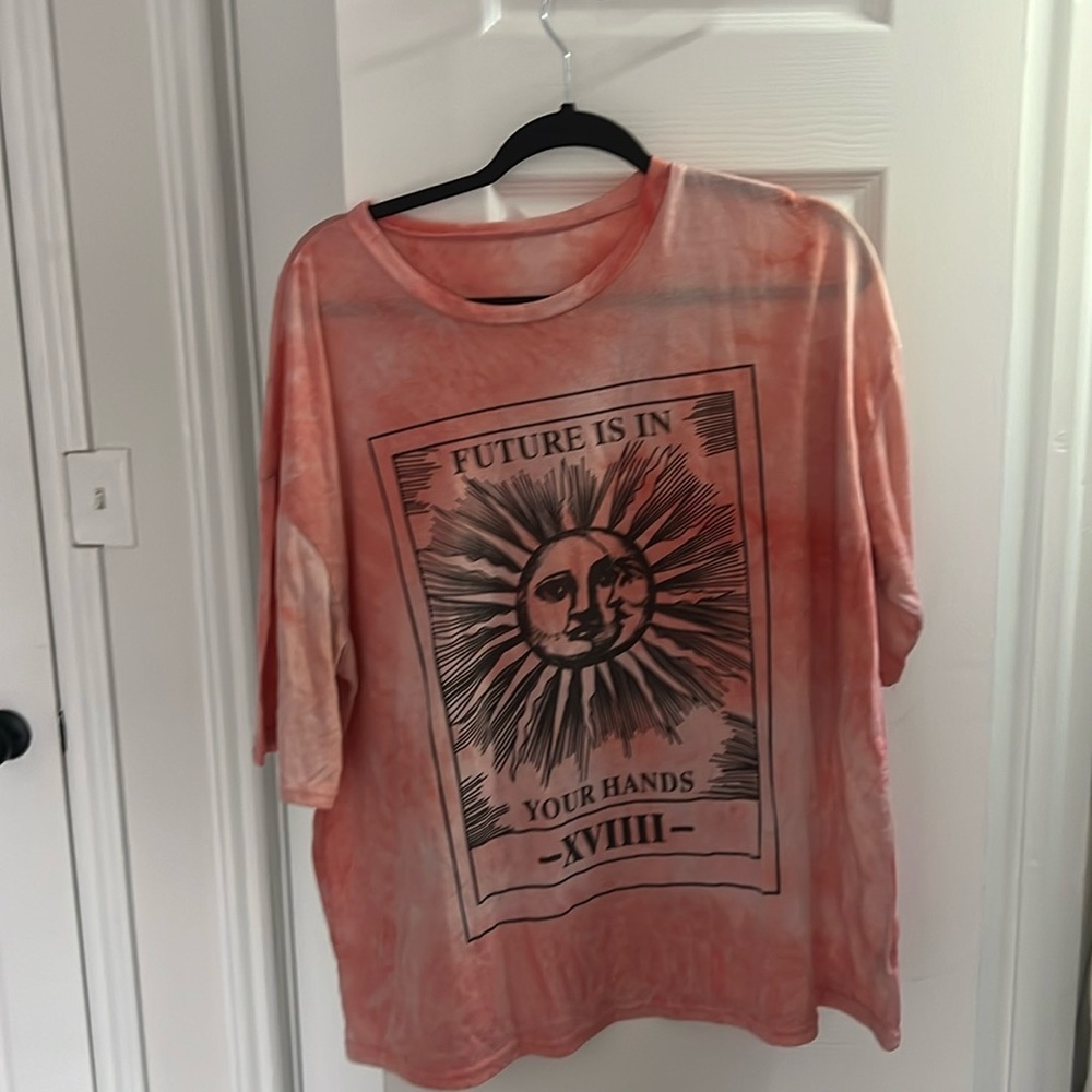 Oversized graphic T shirt